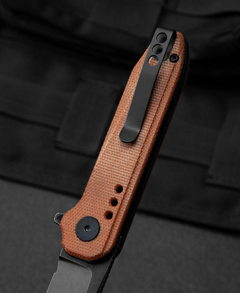 BESTECH SYNTAX Natural micarta Handle: 2.84" 14C28N Blade BG40F