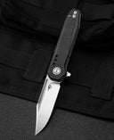 BESTECH SYNTAX Black Micarta Handle: 2.84