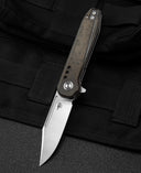 BESTECH SYNTAX Green Micarta Handle: 2.84