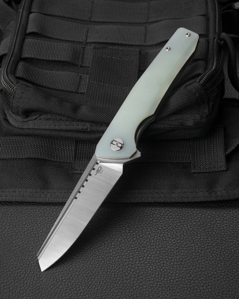 BESTECH SLYTHER G10  Handle: 3.66" 14C28N Blade BG51B-1