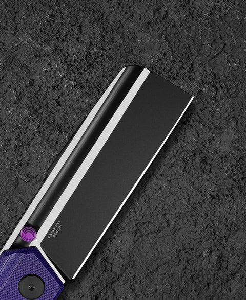 BESTECH TARDIS G10 Handle: 3.15" Black PVD+Satin D2 Blade Liner Lock BG54B