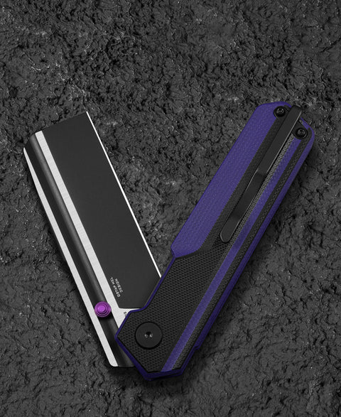 BESTECH TARDIS G10 Handle: 3.15" Black PVD+Satin D2 Blade Liner Lock BG54D
