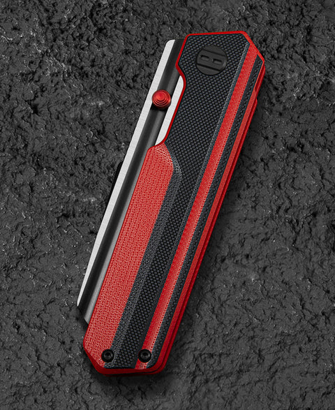 BESTECH TARDIS G10 Handle: 3.15" Black PVD+Satin D2 Blade Liner Lock BG54E