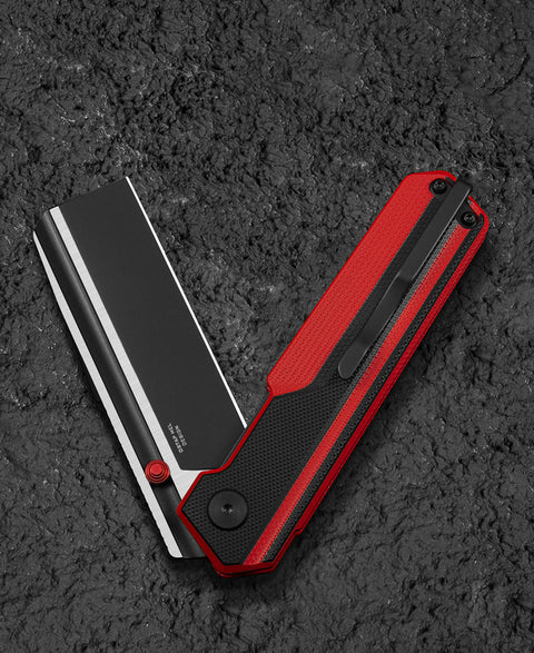 BESTECH TARDIS G10 Handle: 3.15" Black PVD+Satin D2 Blade Liner Lock BG54E