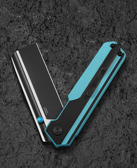 BESTECH TARDIS G10 Handle: 3.15" Black PVD+Satin D2 Blade Liner Lock BG54F