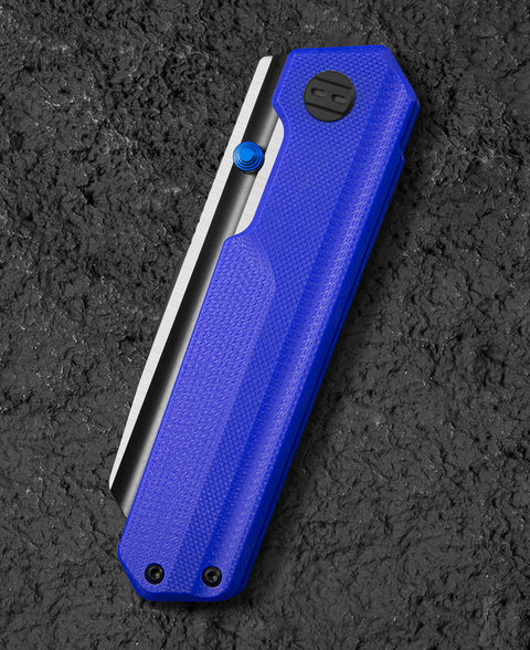 BESTECH TARDIS G10 Handle: 3.15" Black PVD+Satin D2 Blade Liner Lock BG54G