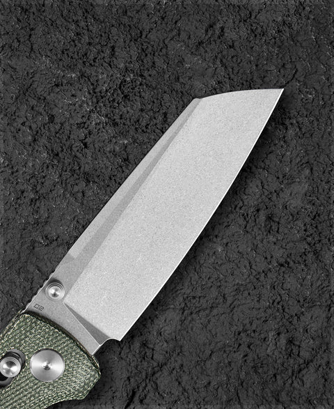 BESTECH SLASHER BG56B-1 Micarta Handle 3.5" D2 Blade
