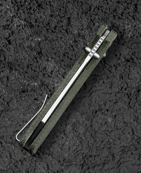 BESTECH SLASHER BG56B-1 Micarta Handle 3.5" D2 Blade