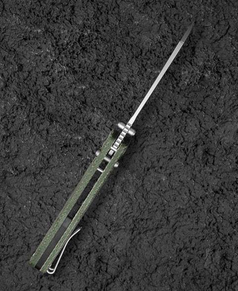 BESTECH SLASHER BG56B-1 Micarta Handle 3.5" D2 Blade