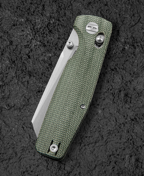 BESTECH SLASHER BG56B-1 Micarta Handle 3.5" D2 Blade