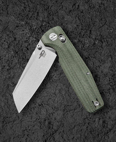 BESTECH SLASHER BG56B-1 Micarta Handle 3.5" D2 Blade