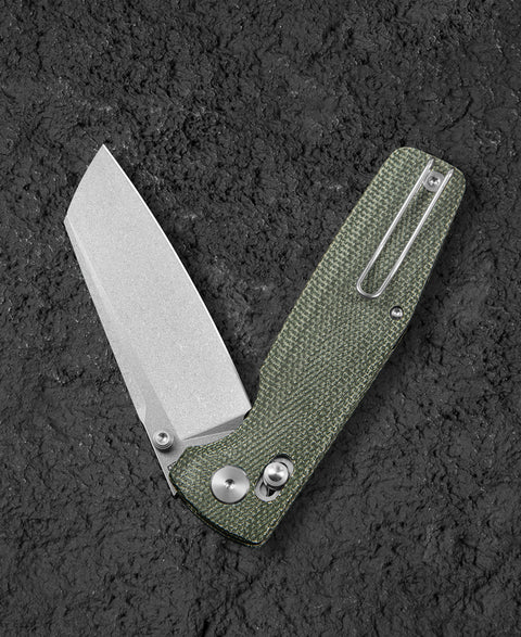 BESTECH SLASHER BG56B-1 Micarta Handle 3.5" D2 Blade