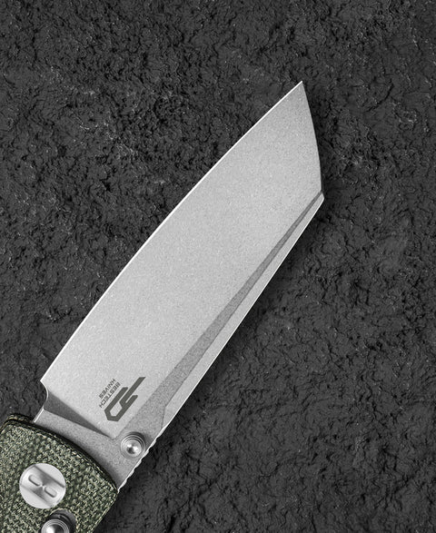 BESTECH SLASHER BG56B-1 Micarta Handle 3.5" D2 Blade
