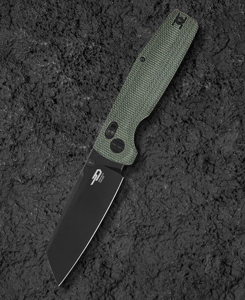 BESTECH SLASHER BG56B-2 Micarta Handle 3.5" D2 Blade