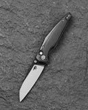 BESTECH SNAKEBIRD BG58B Black Micarta Handle 3.54