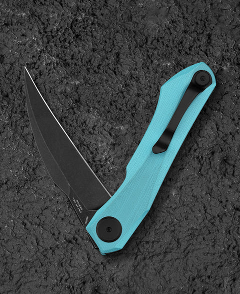 BESTECH IVY BG59F Light Blue G10 Handle 3.09" 14C28N Blade