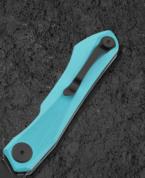 BESTECH IVY BG59F Light Blue G10 Handle 3.09" 14C28N Blade