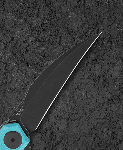 BESTECH IVY BG59F Light Blue G10 Handle 3.09" 14C28N Blade