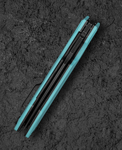 BESTECH IVY BG59F Light Blue G10 Handle 3.09" 14C28N Blade