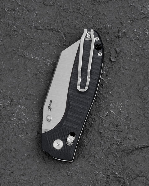BESTECH Liger BG61A G10 Handle 3.61" D2 Blade
