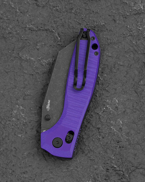 BESTECH Liger BG61E G10 Handle 3.61" D2 Blade