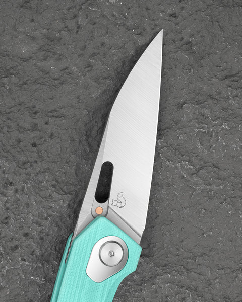 BESTECH VK-VOID G10 BG63B Light Blue G10 Handle 2.854" M-CUT Blade