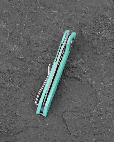 BESTECH VK-VOID G10 BG63B Light Blue G10 Handle 2.854" M-CUT Blade