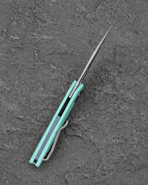 BESTECH VK-VOID G10 BG63B Light Blue G10 Handle 2.854" M-CUT Blade