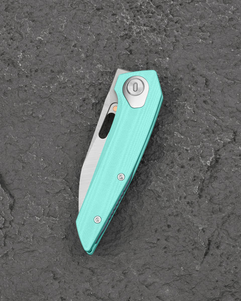 BESTECH VK-VOID G10 BG63B Light Blue G10 Handle 2.854" M-CUT Blade
