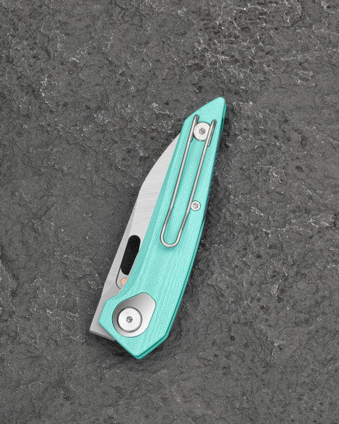 BESTECH VK-VOID G10 BG63B Light Blue G10 Handle 2.854" M-CUT Blade