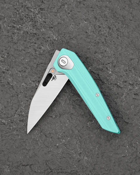 BESTECH VK-VOID G10 BG63B Light Blue G10 Handle 2.854" M-CUT Blade