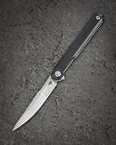 BESTECH DUOZ BG65A Black G10 Handle: 3.34