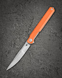 BESTECH DUOZ BG65B Orange G10 Handle: 3.34
