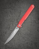 BESTECH DUOZ BG65C Red G10 Handle: 3.34