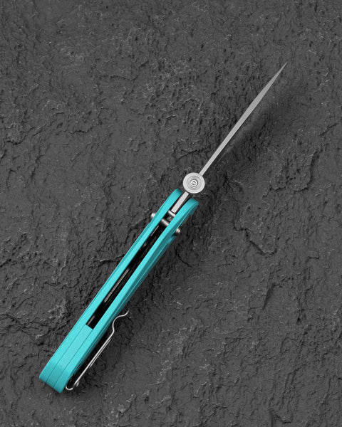 BESTECH MOTHUS BG67D Light Blue G10 Handle: 3.47" 14C28N Blade