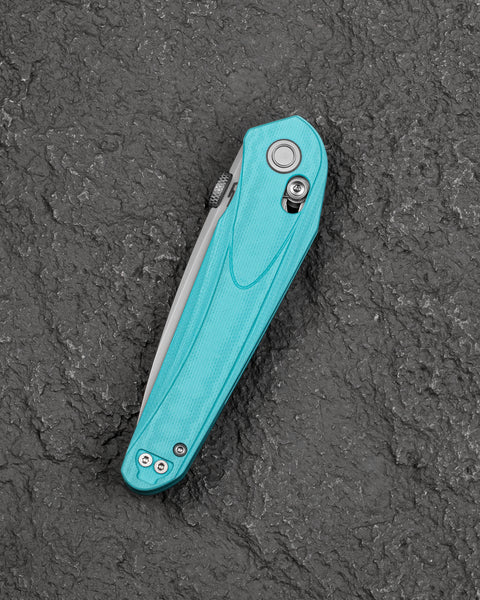 BESTECH MOTHUS BG67D Light Blue G10 Handle: 3.47" 14C28N Blade