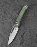 BESTECH COBBER BG68D Green Micarta Handle: 3.37
