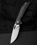 BESTECH FALKO BL01A Interlayer with Carbon Fiber and G10 Handle 3.54