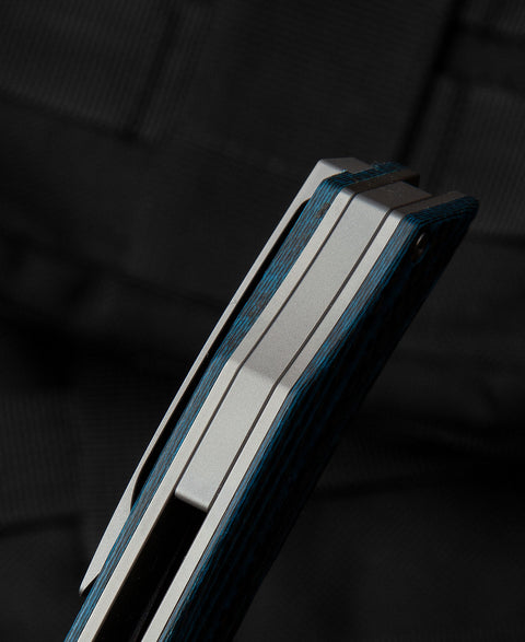 BESTECH FALKO BL01B Interlayer with Carbon Fiber and G10 Handle 3.54" 154CM Blade