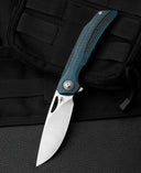 BESTECH FALKO BL01B Interlayer with Carbon Fiber and G10 Handle 3.54