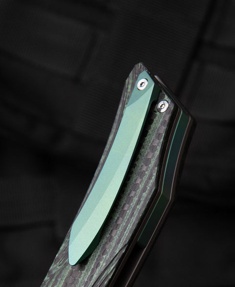 BESTECH FALKO BL01C Interlayer with Carbon Fiber and G10 Handle 3.54" 154CM Blade