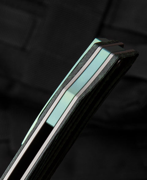 BESTECH FALKO BL01C Interlayer with Carbon Fiber and G10 Handle 3.54" 154CM Blade