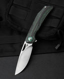 BESTECH FALKO BL01C Interlayer with Carbon Fiber and G10 Handle 3.54