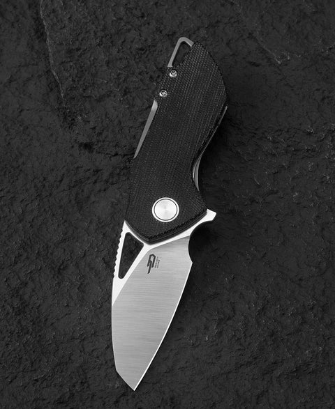 BESTECH RIVERSTONE BL03D Canvas Micarta Handle 2.45" 154CM Blade
