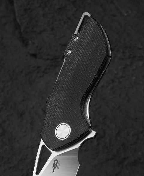 BESTECH RIVERSTONE BL03D Canvas Micarta Handle 2.45" 154CM Blade