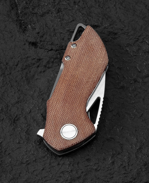 BESTECH RIVERSTONE BL03E Canvas Micarta Handle 2.45" 154CM Blade