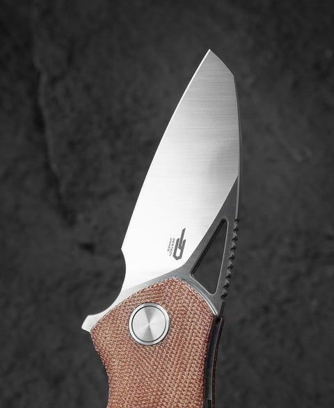 BESTECH RIVERSTONE BL03E Canvas Micarta Handle 2.45" 154CM Blade