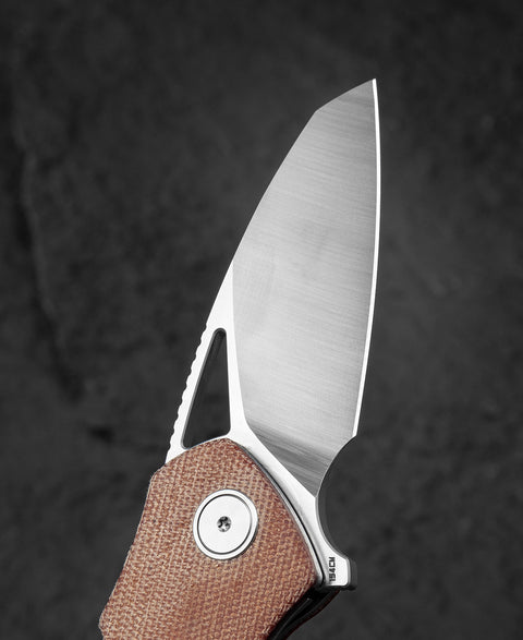BESTECH RIVERSTONE BL03E Canvas Micarta Handle 2.45" 154CM Blade
