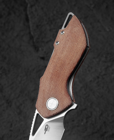BESTECH RIVERSTONE BL03E Canvas Micarta Handle 2.45" 154CM Blade