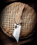 BESTECH SKIRMISH BL06B Olivewood Handle: 3.23